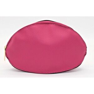 Estee Lauder Pink Pebble Zippered Make Up Cosmetic Bag